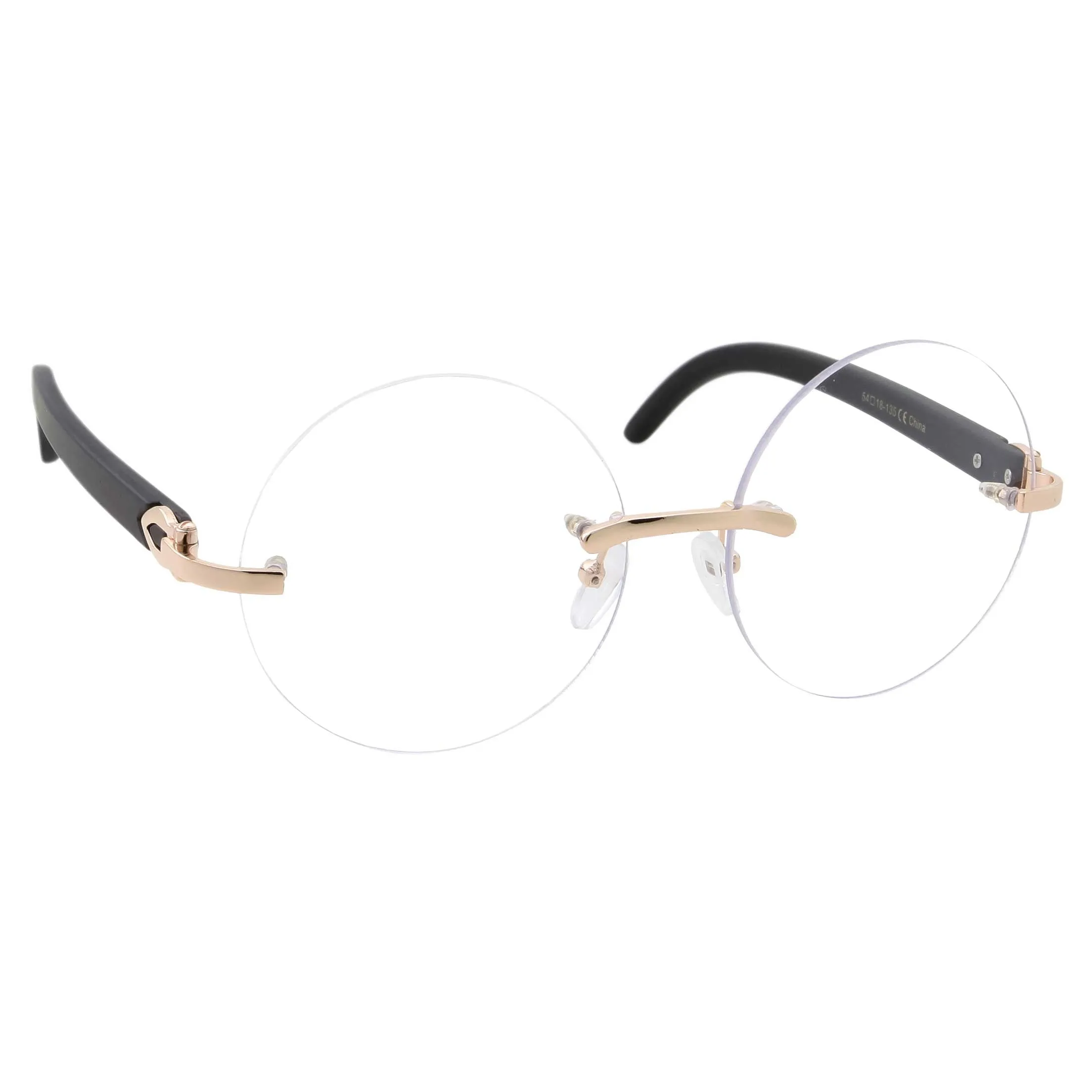grinderPUNCH Harry Potter Glasses - Non-Prescription Round Circle Frame Clear Lens Glasses