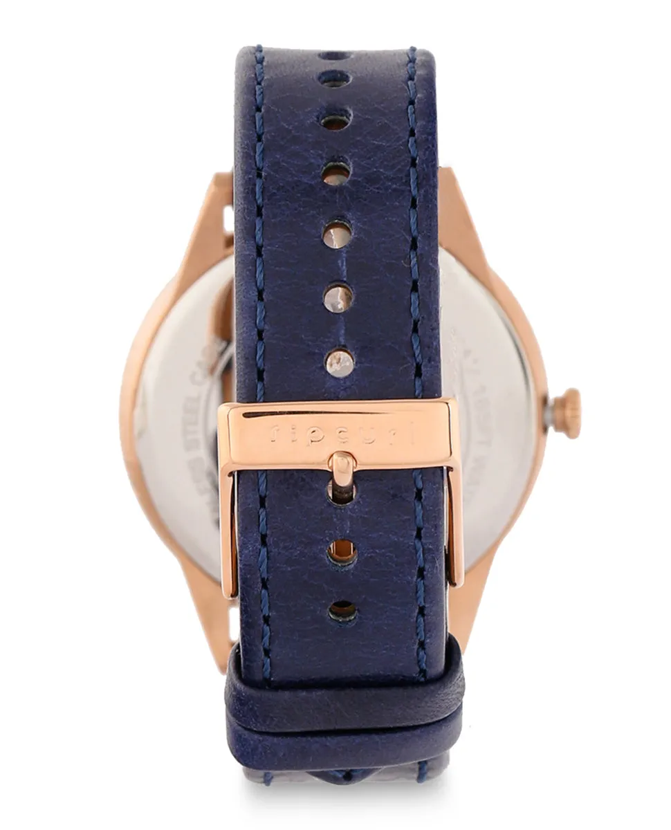 Indie Rose Gold Leather Watch