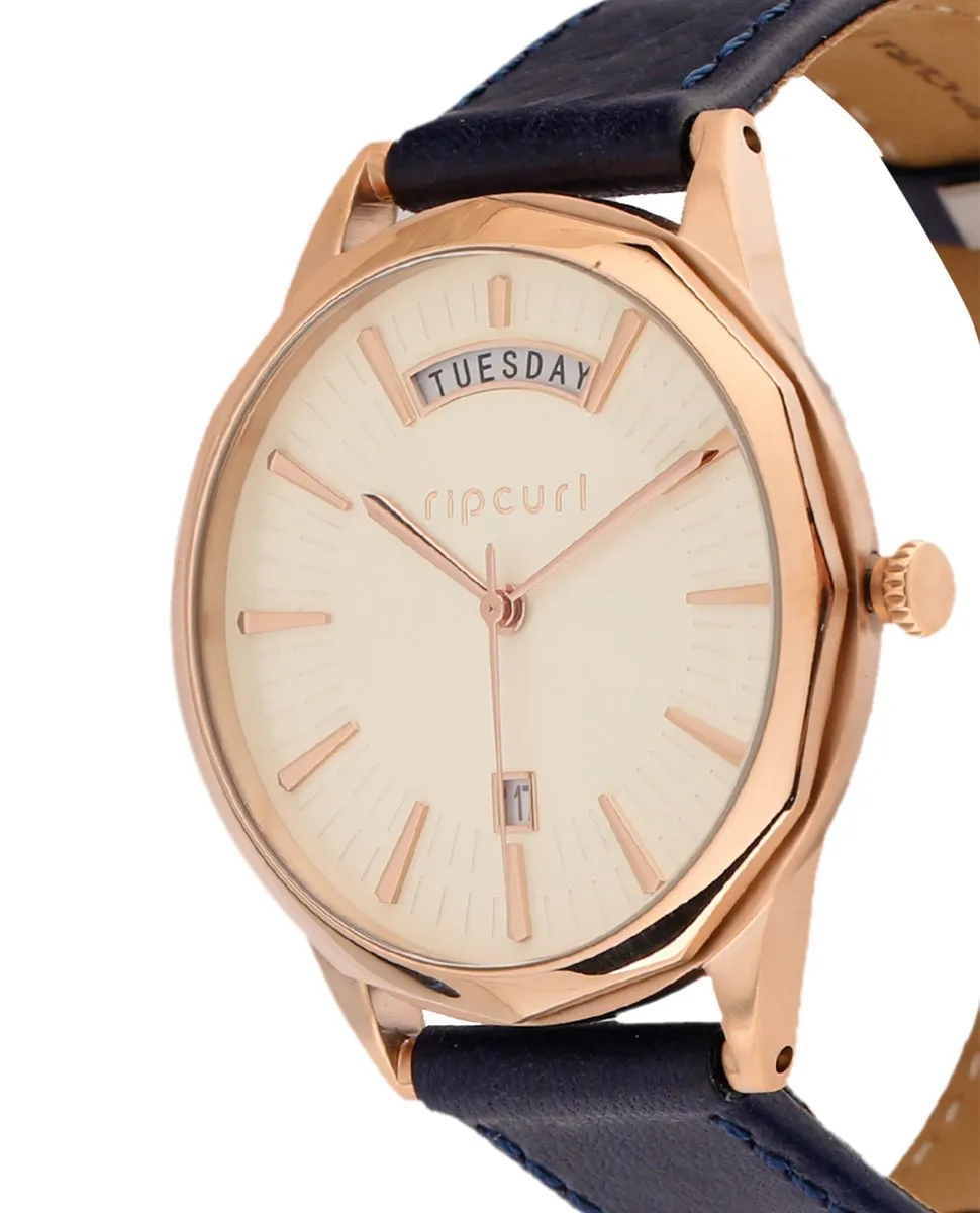 Indie Rose Gold Leather Watch