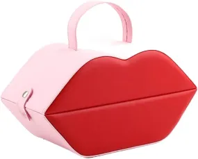 Jewelry Box Organizer with Mirror, Travel Jewelry Storage Box Portable Display Holder for Cute Jewelry Case for Girls Women, Rings, Earrings, Storage Holder