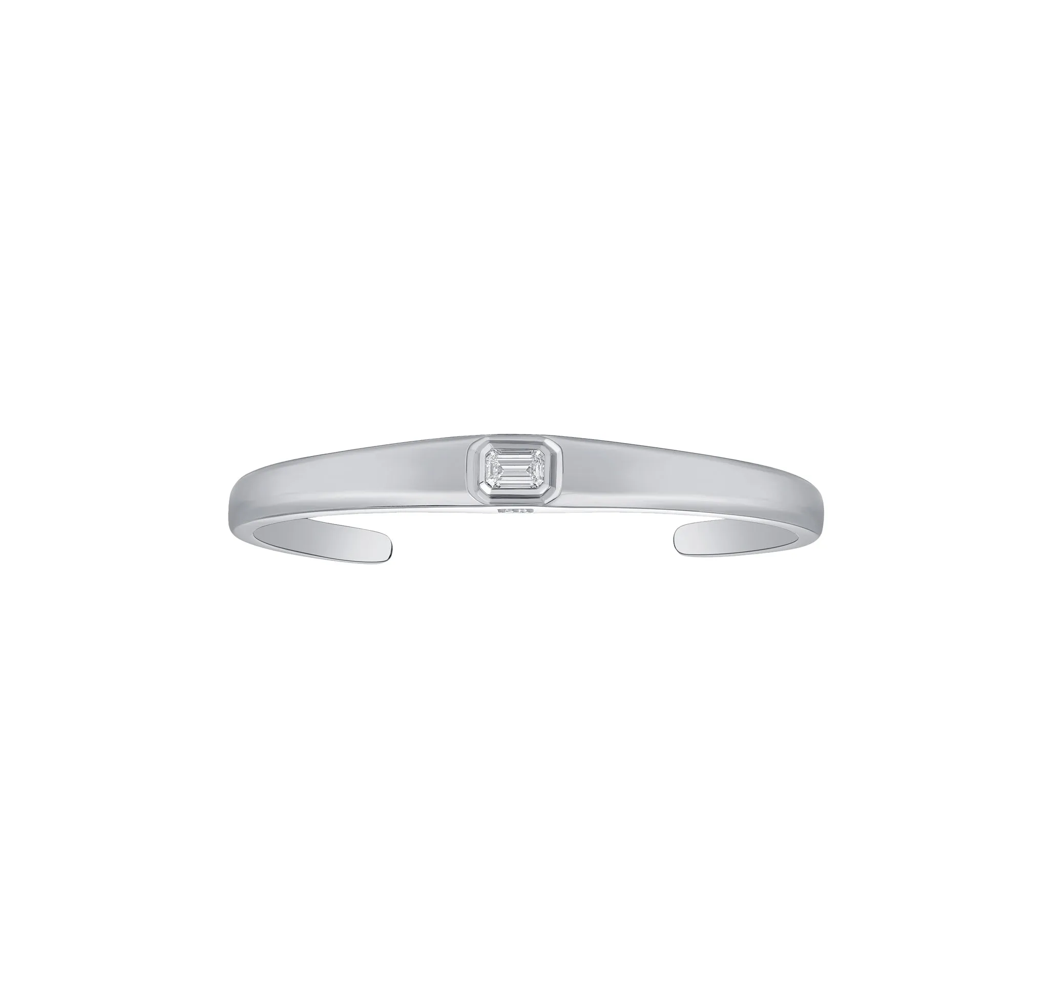 Lab Grown Diamond 1.05ct Men's bangle <br> BA-02009WHT