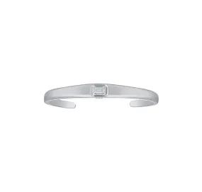 Lab Grown Diamond 1.05ct Men's bangle <br> BA-02009WHT
