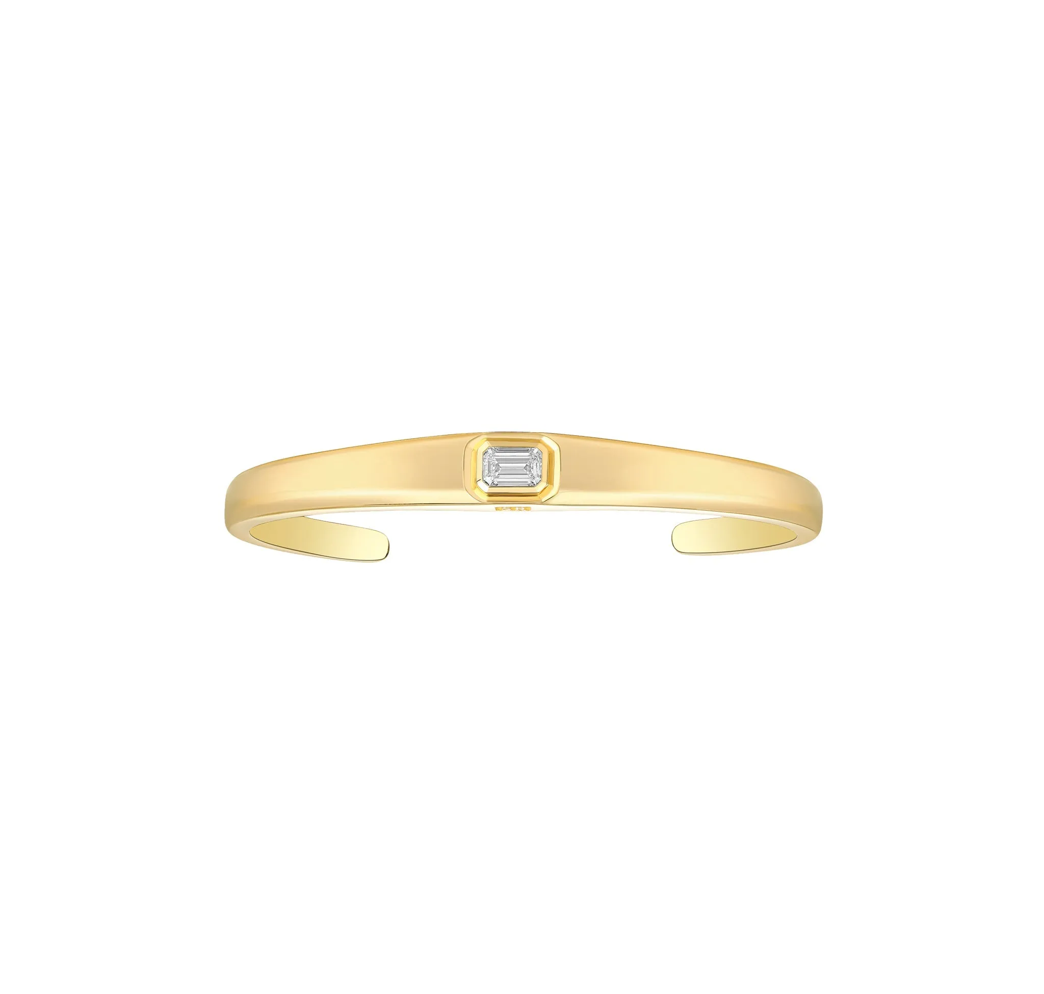 Lab Grown Diamond 1.05ct Men's bangle <br> BA-02009WHT