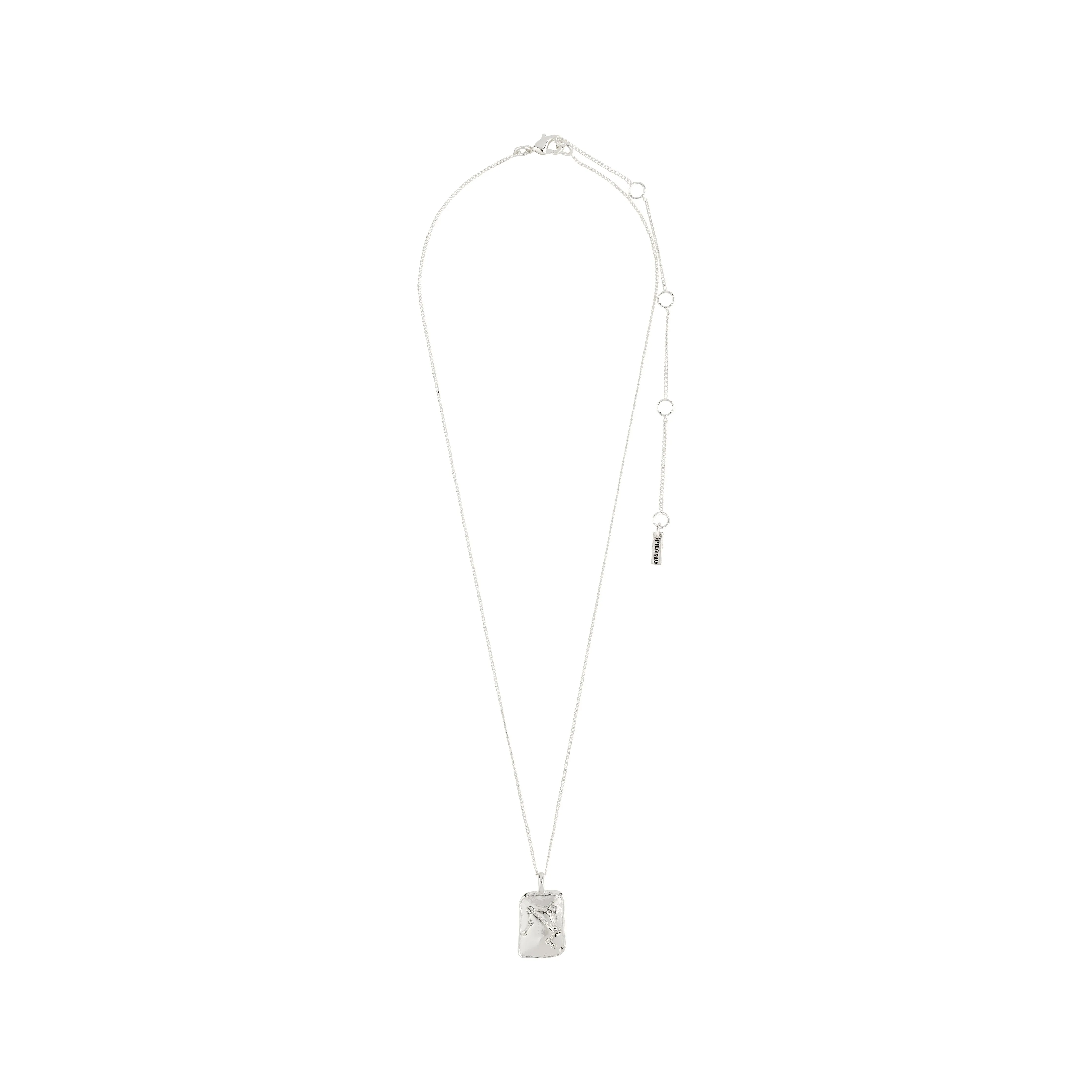 LIBRA Zodiac Sign necklace, silver-plated