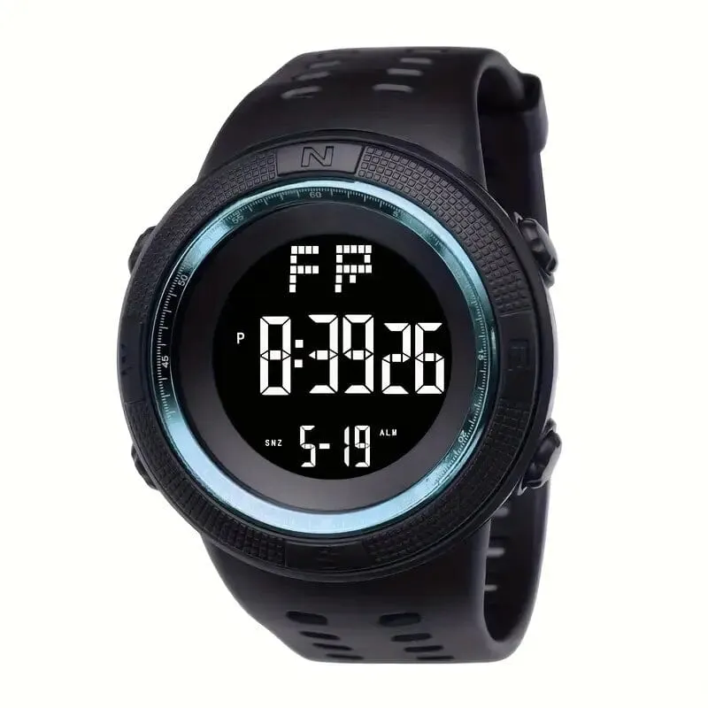 Men's Large Dial Sports Electronic Watch