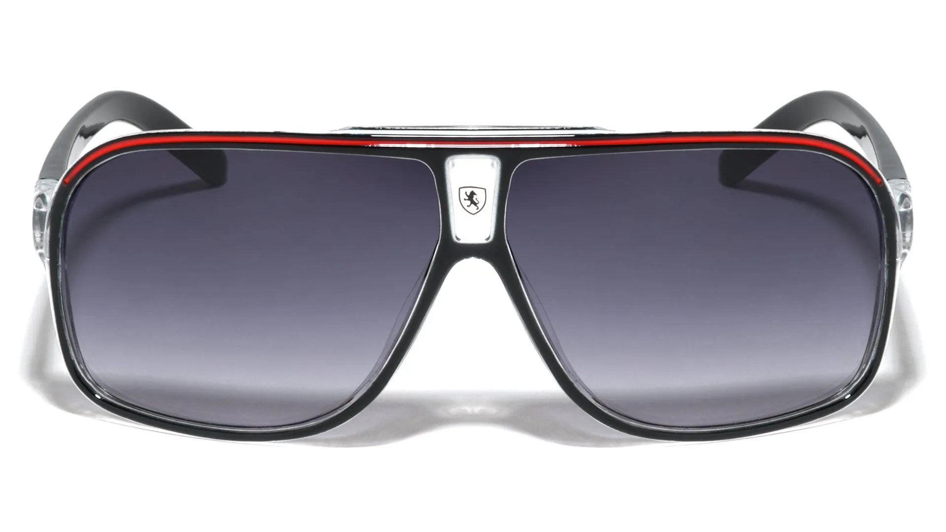 Men's Retro Pilot Sunglasses Khan Vintage Sports Designer Shades with UV400