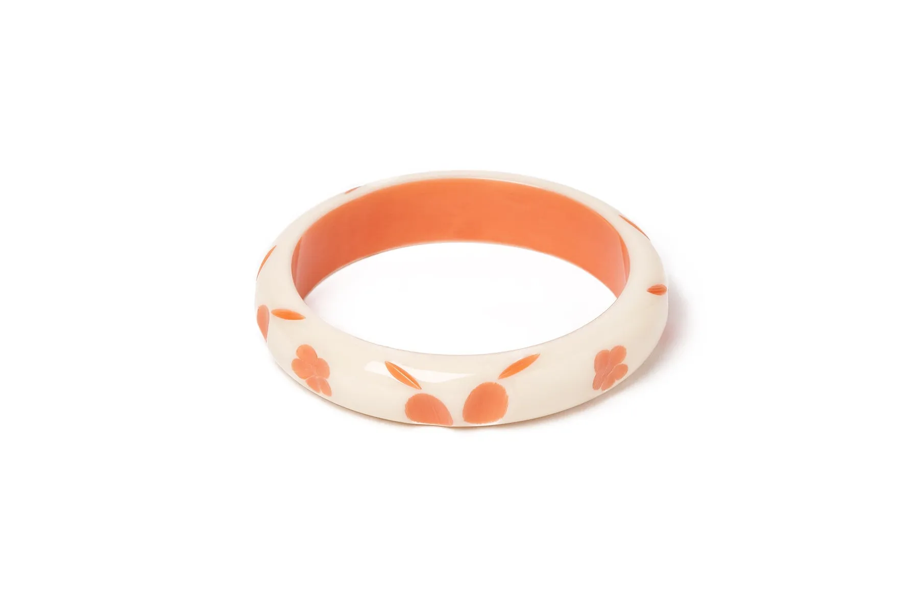 Midi Apricot Cream Bangle