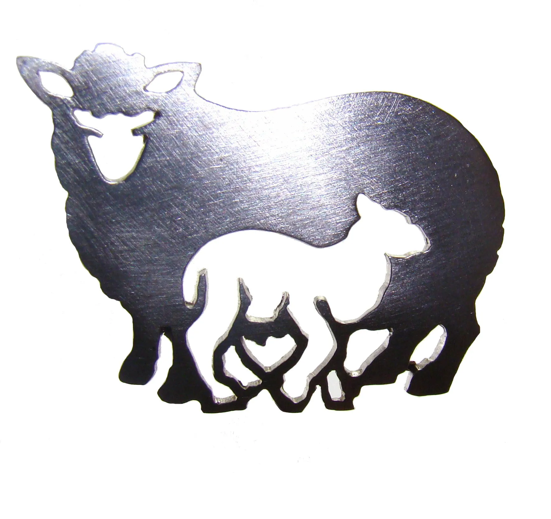 Mother & Lamb Brooch
