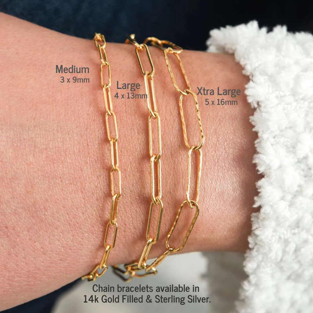 Mother of Pearl Cross Chain Bracelet