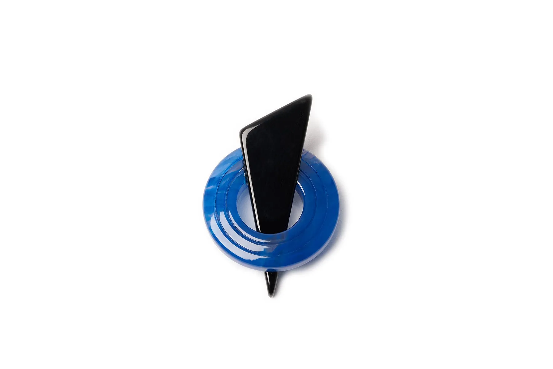 Narrow Black Bristol Blue Duchess Bangle
