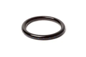 Narrow Black Bristol Blue Duchess Bangle