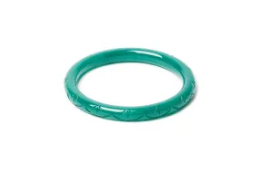 Narrow Drille Fakelite Duchess Bangle