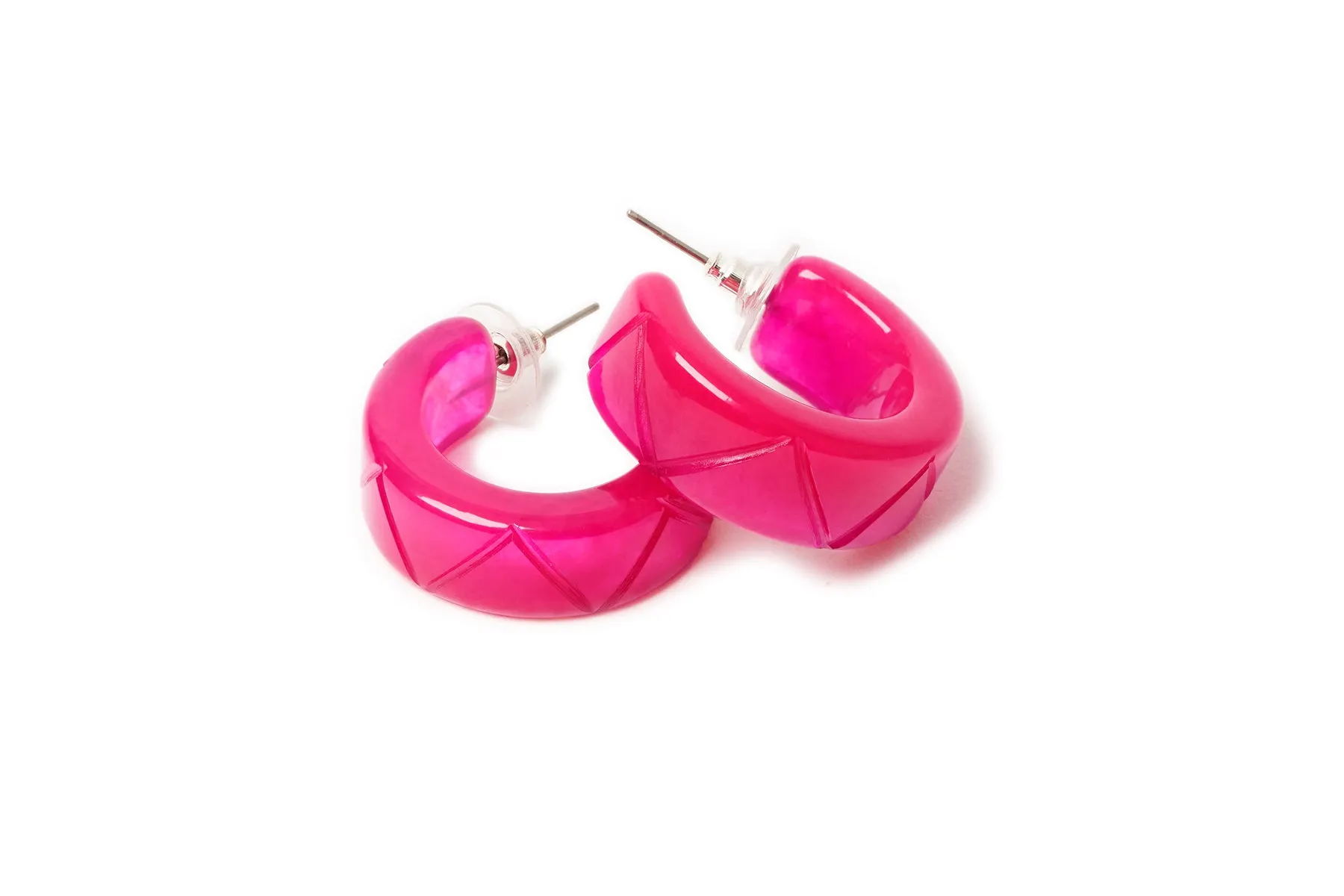 Narrow Magenta Fakelite Maiden Bangle