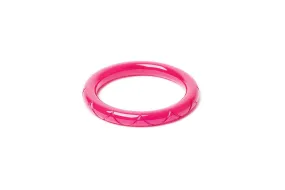 Narrow Magenta Fakelite Maiden Bangle
