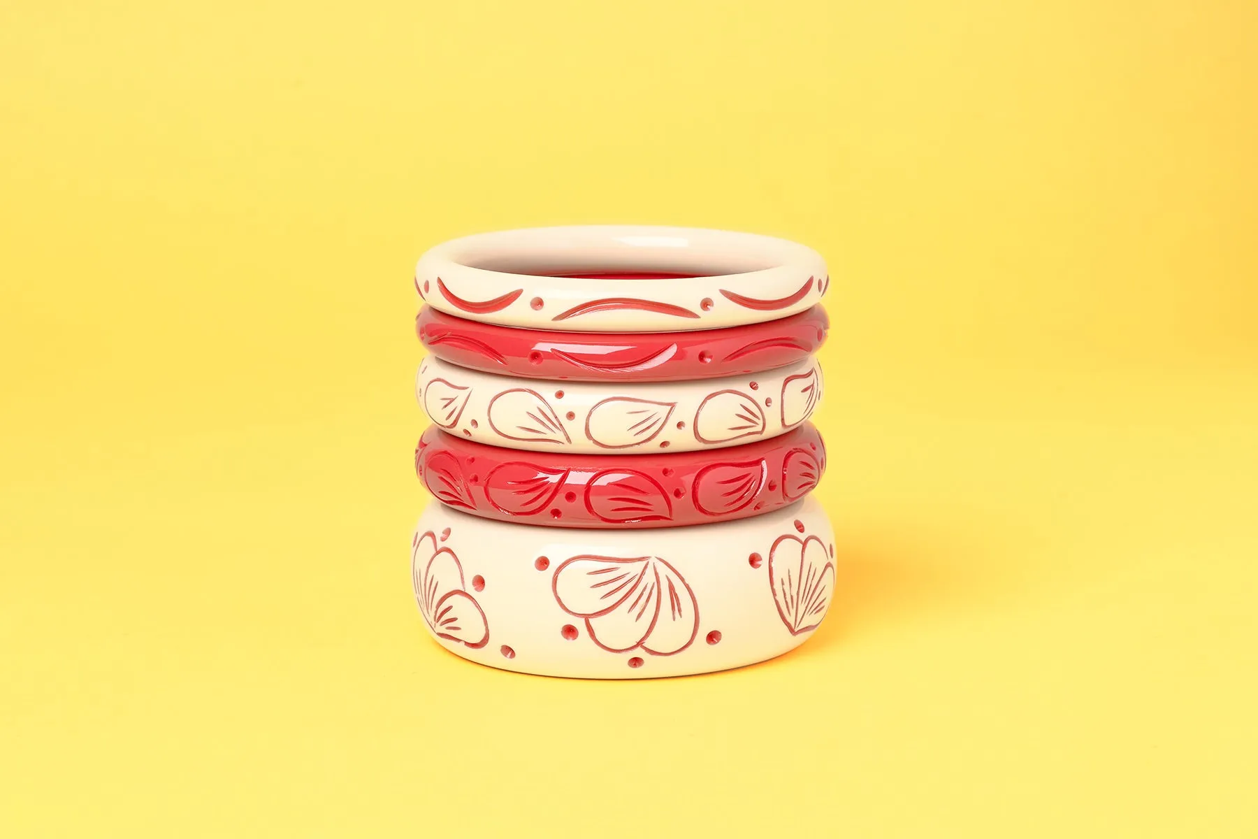 Narrow Petal Bangle