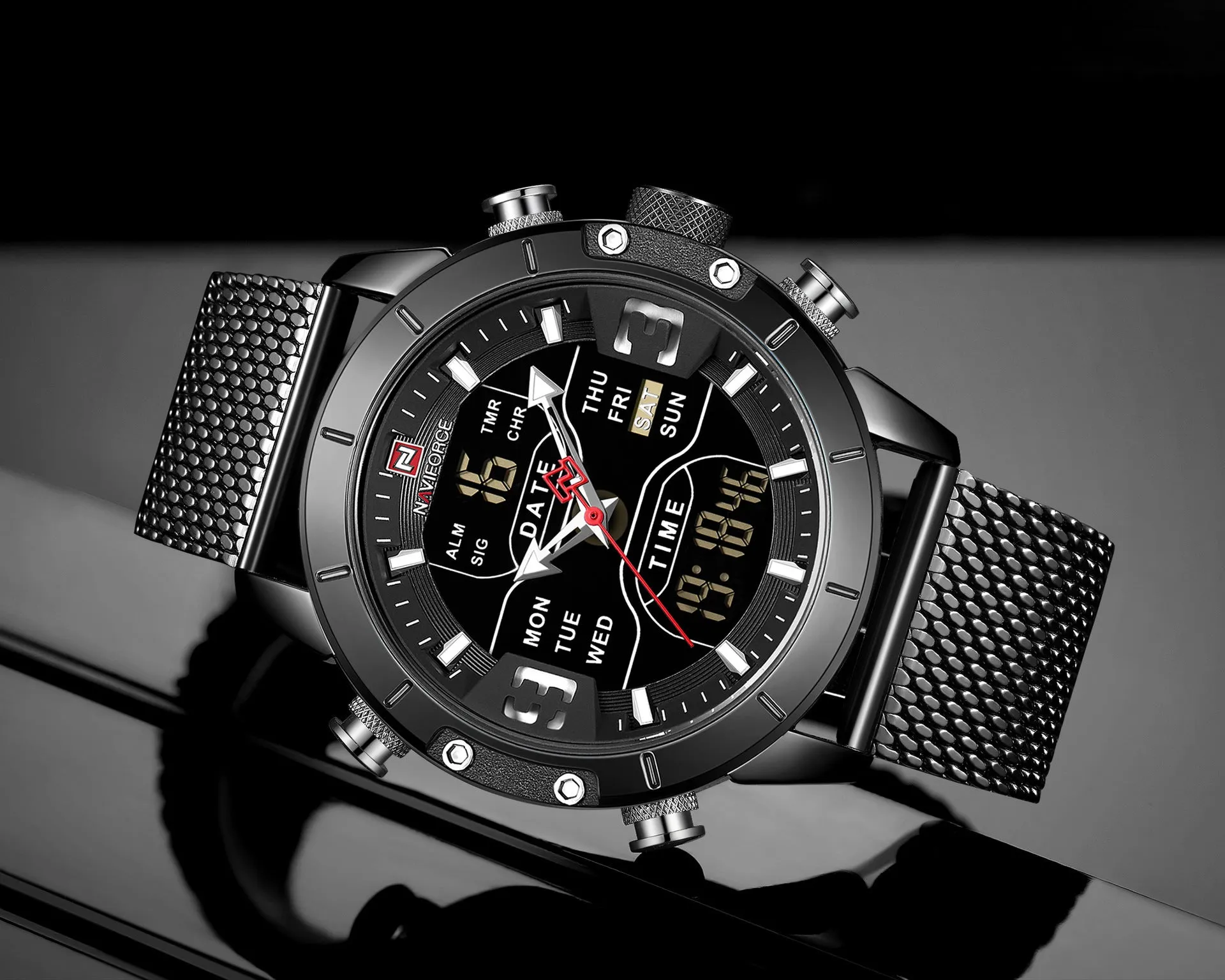 Naviforce Analog Digital Sports watch For Men 9153