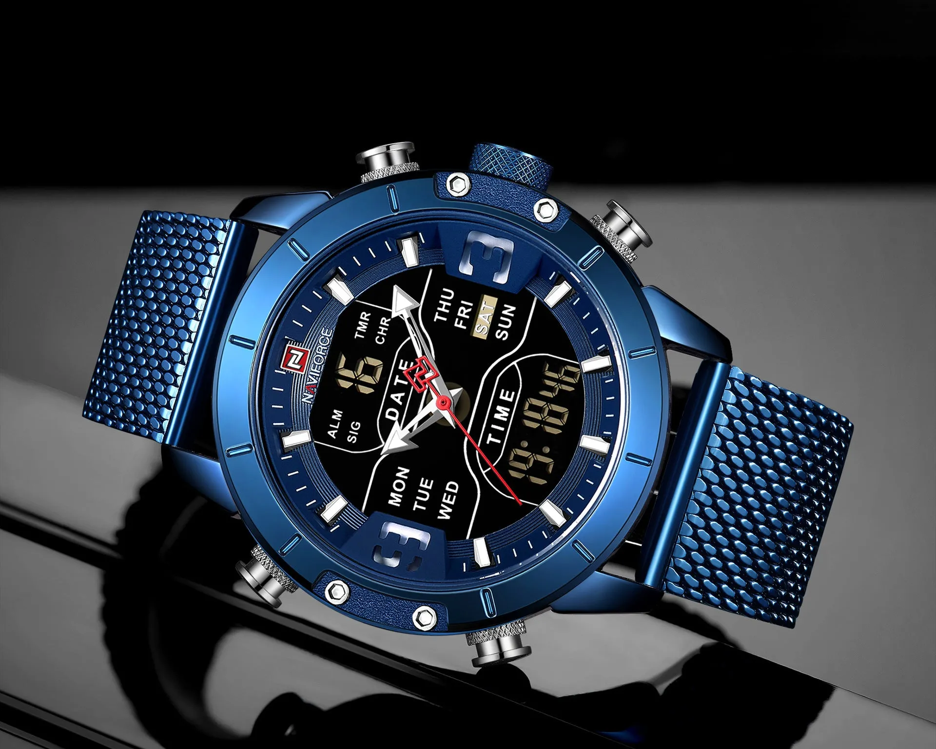 Naviforce Analog Digital Sports watch For Men 9153