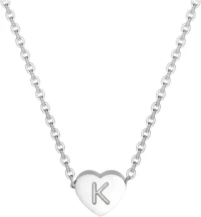 Necklaces for Mom from Son Necklaces Gifts 925 Sterling Silver Heart Initial Necklaces Sterling Silver Dainty Diamond Zircon Gold Pendant Planet Necklaces Silver Jewelry Gifts