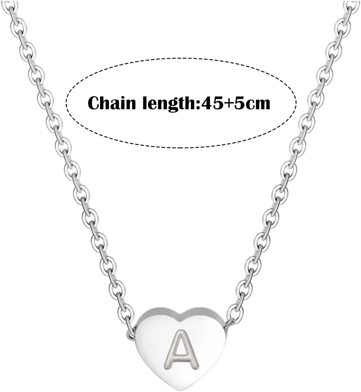 Necklaces for Mom from Son Necklaces Gifts 925 Sterling Silver Heart Initial Necklaces Sterling Silver Dainty Diamond Zircon Gold Pendant Planet Necklaces Silver Jewelry Gifts