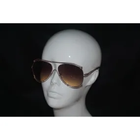 Outlined aviator sunglasses