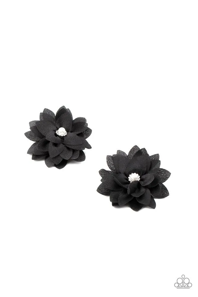 Paparazzi Hair Accessories ~ Things That Go BLOOM! - Black