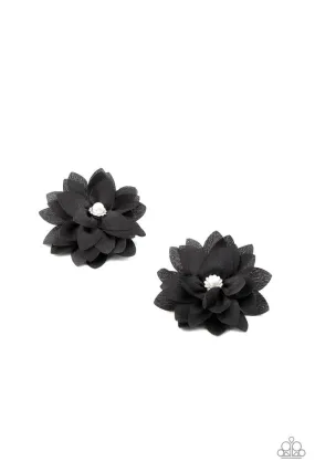 Paparazzi Hair Accessories ~ Things That Go BLOOM! - Black