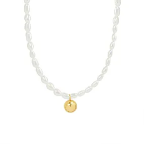 Pearl Collarbone Necklace