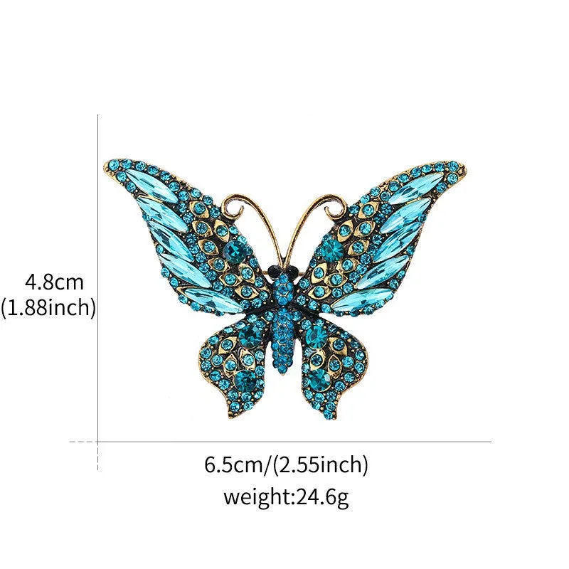 Pink Butterfly Pin Brooch