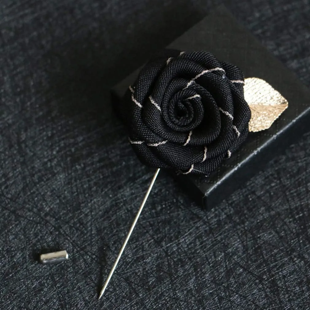 Pretied Bow Tie Brooch for Men Set Silk Vintage Crystal Bowties Men