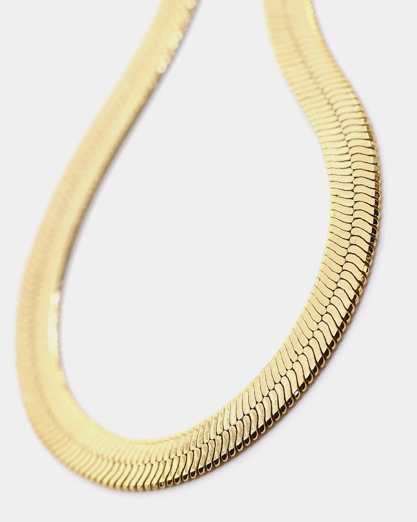 Raising Hell Women's Can't Relate Snake Chain Necklace Gold