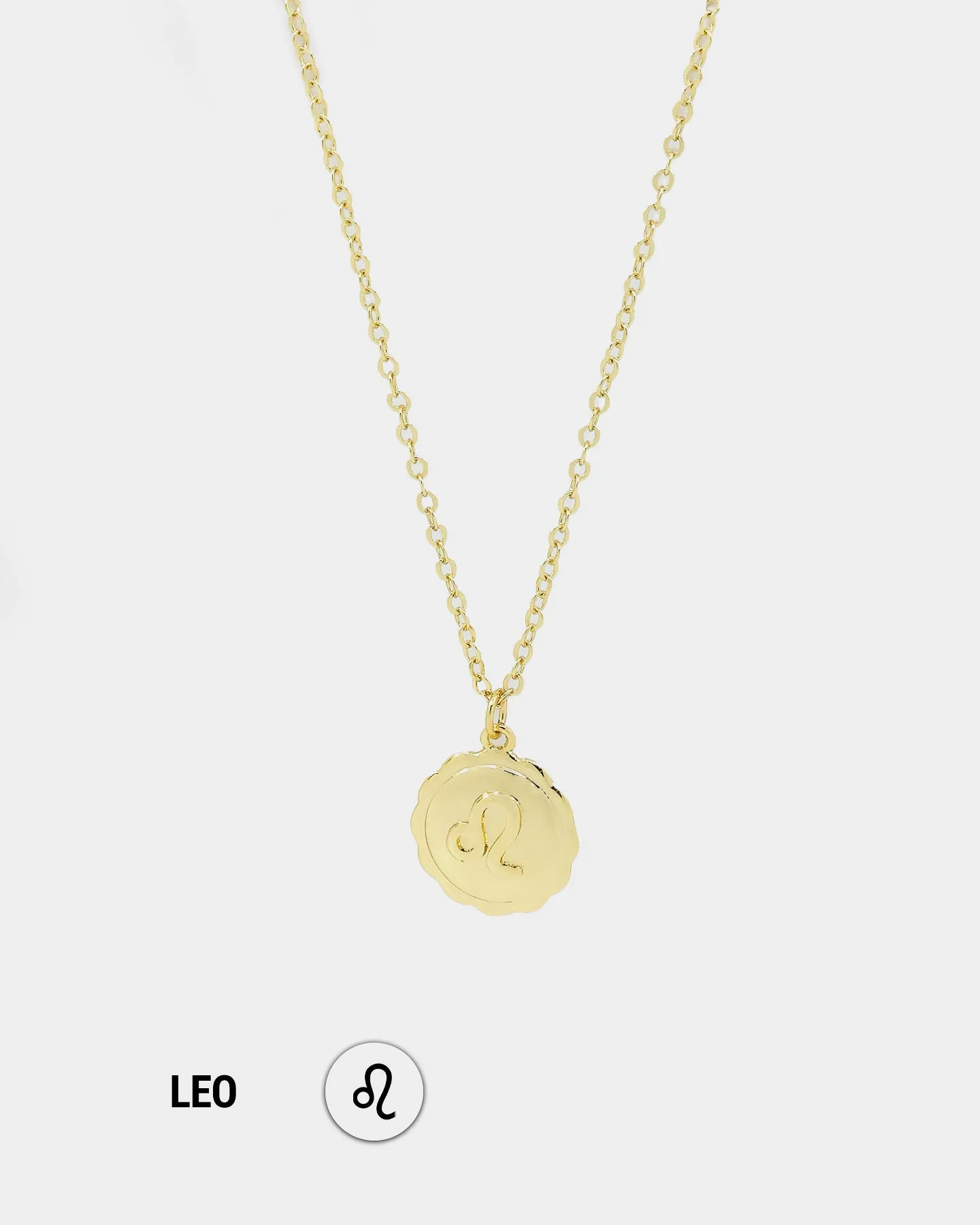 Raising Hell Women's Petit Zodiac Necklace Gold