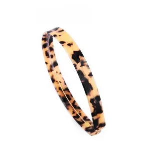 Retro Headband - Blonde Leopard