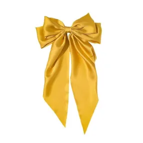 Ribbon Vintage Headwear Hairclip Satin Bow Bowknot Fashion Women hairbands for women's hair Hairpin Clip Headband Hairband