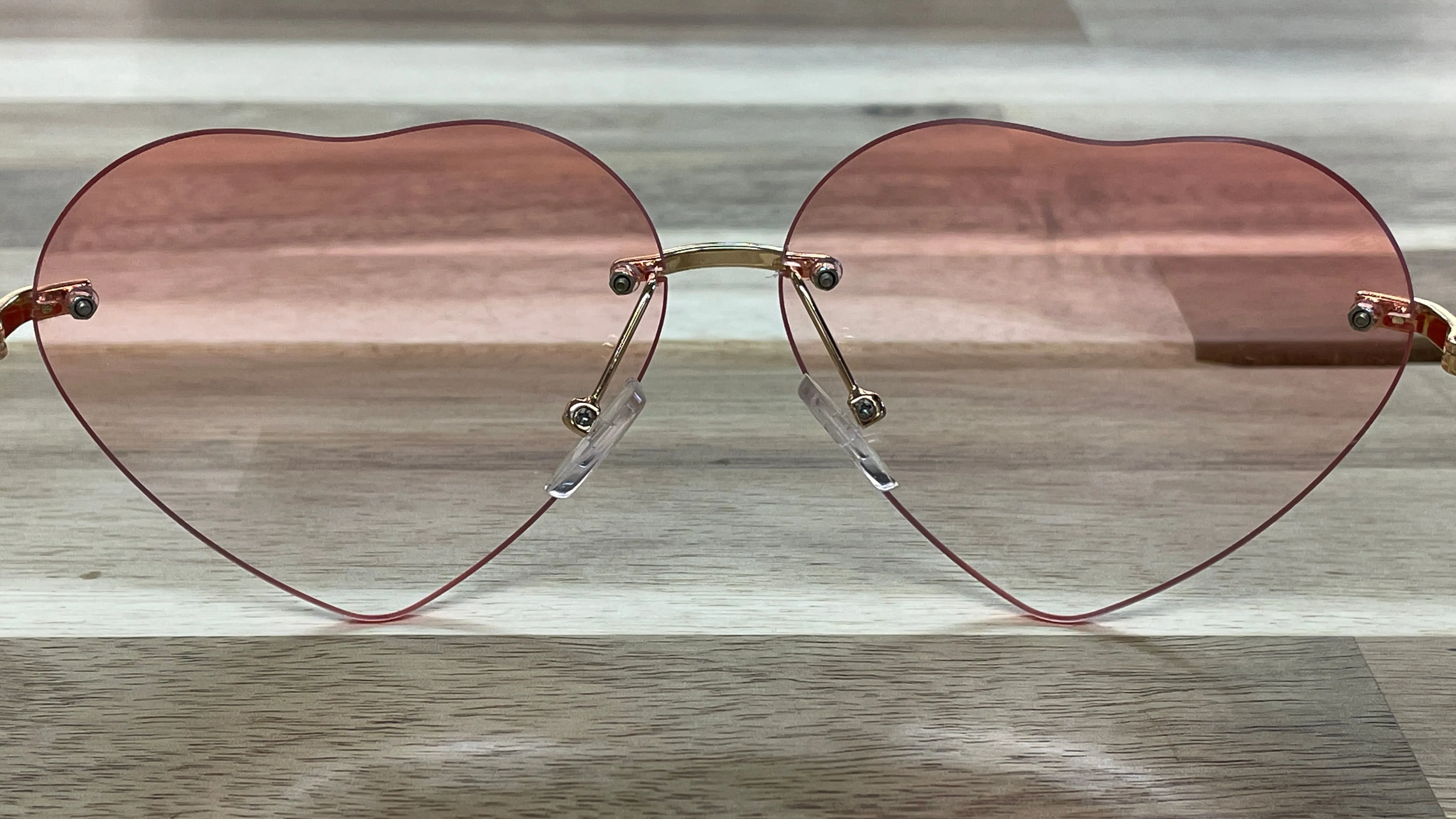 Rimless Heart Glasses