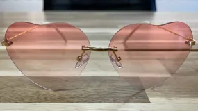 Rimless Heart Glasses
