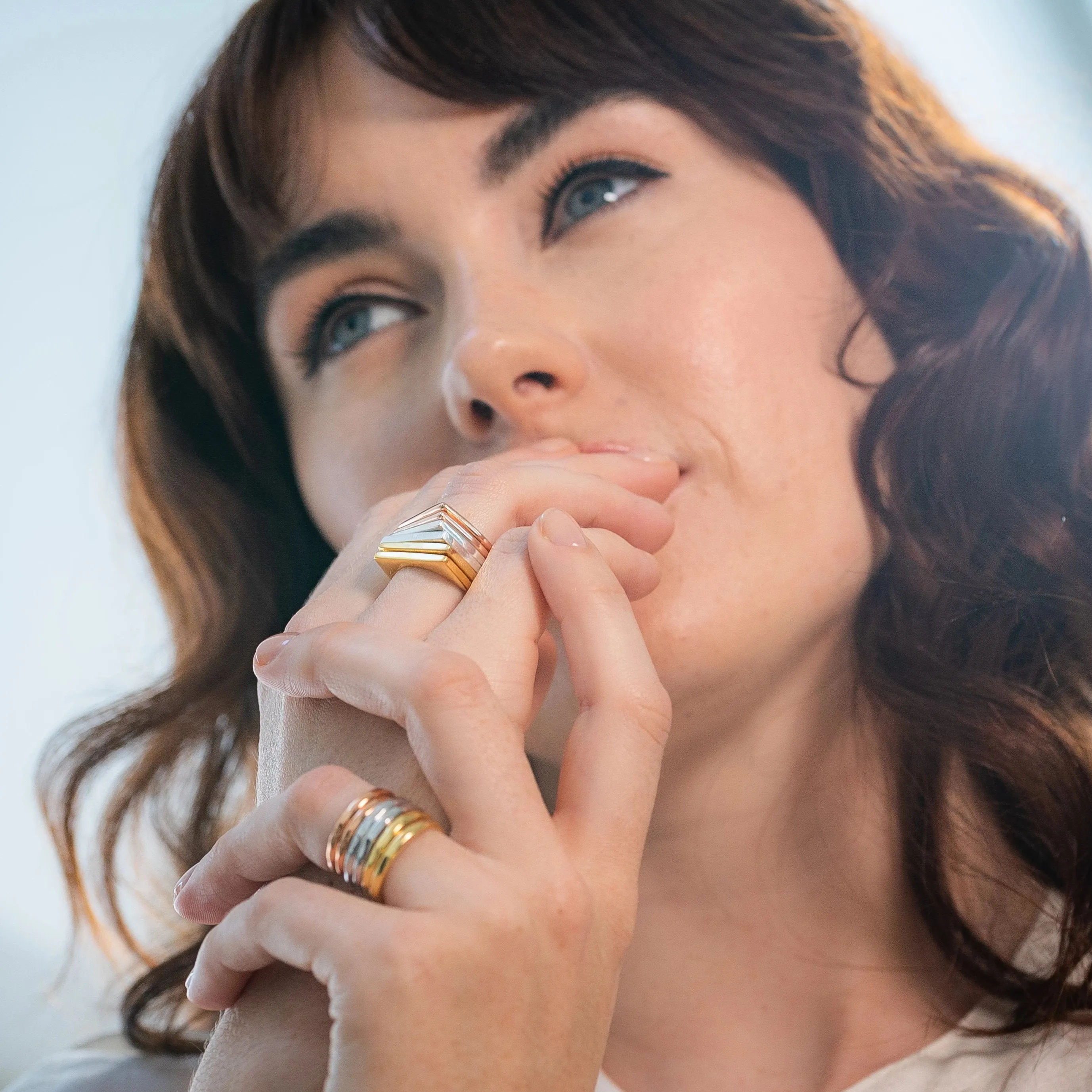 Rose Gold Ring Eternity
