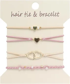 Sea Turtle Stretch Bracelet Sets for Women Soft Braided Boho Rubber Band Bracelets kit Adjustable Bands Elastic Coconut Tree Heart Bracelet Party Holiday Vacation Jewelry