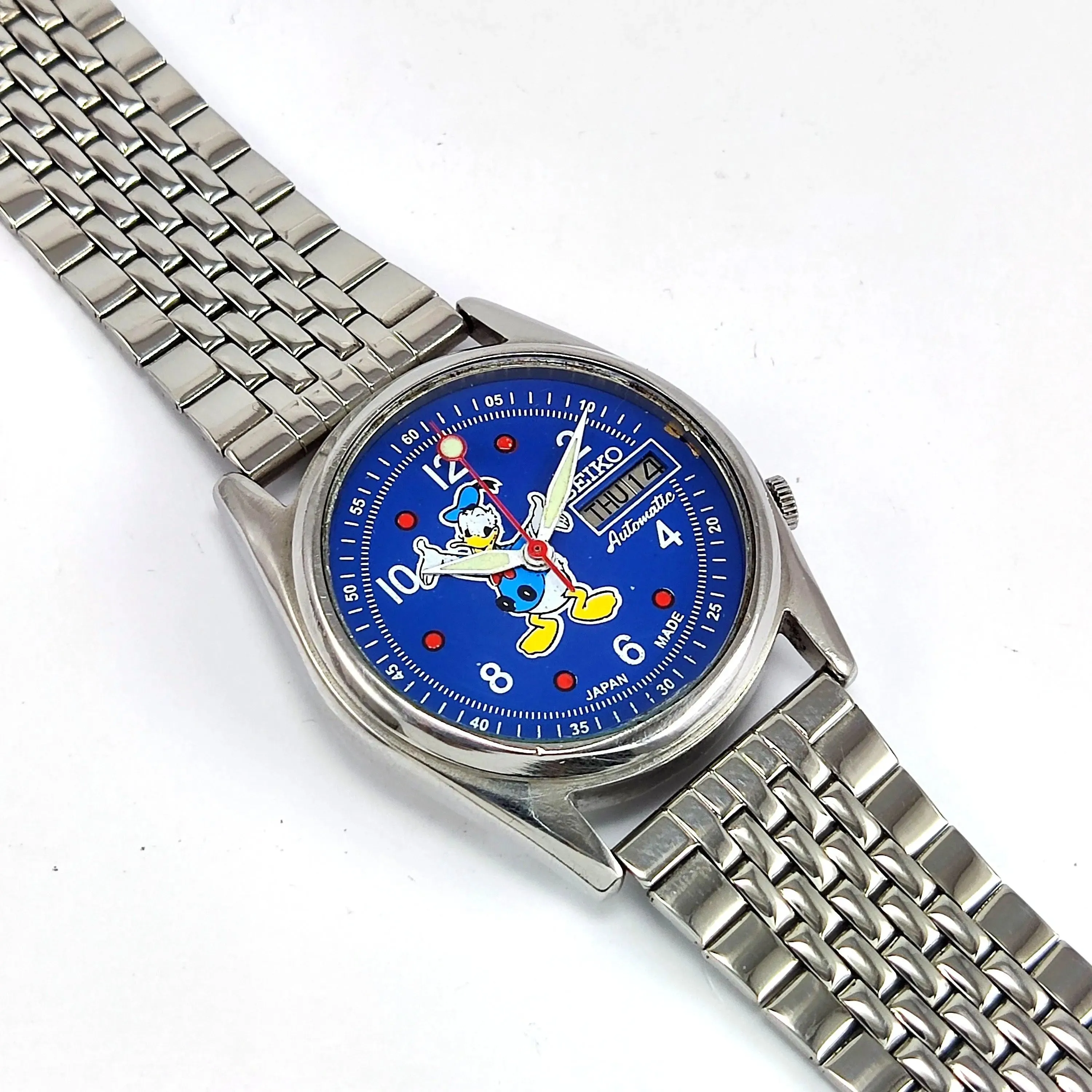 Seiko 5 Automatic-7009A Blue Dial 17 Jewels Day Date Men's Mechanical Watch