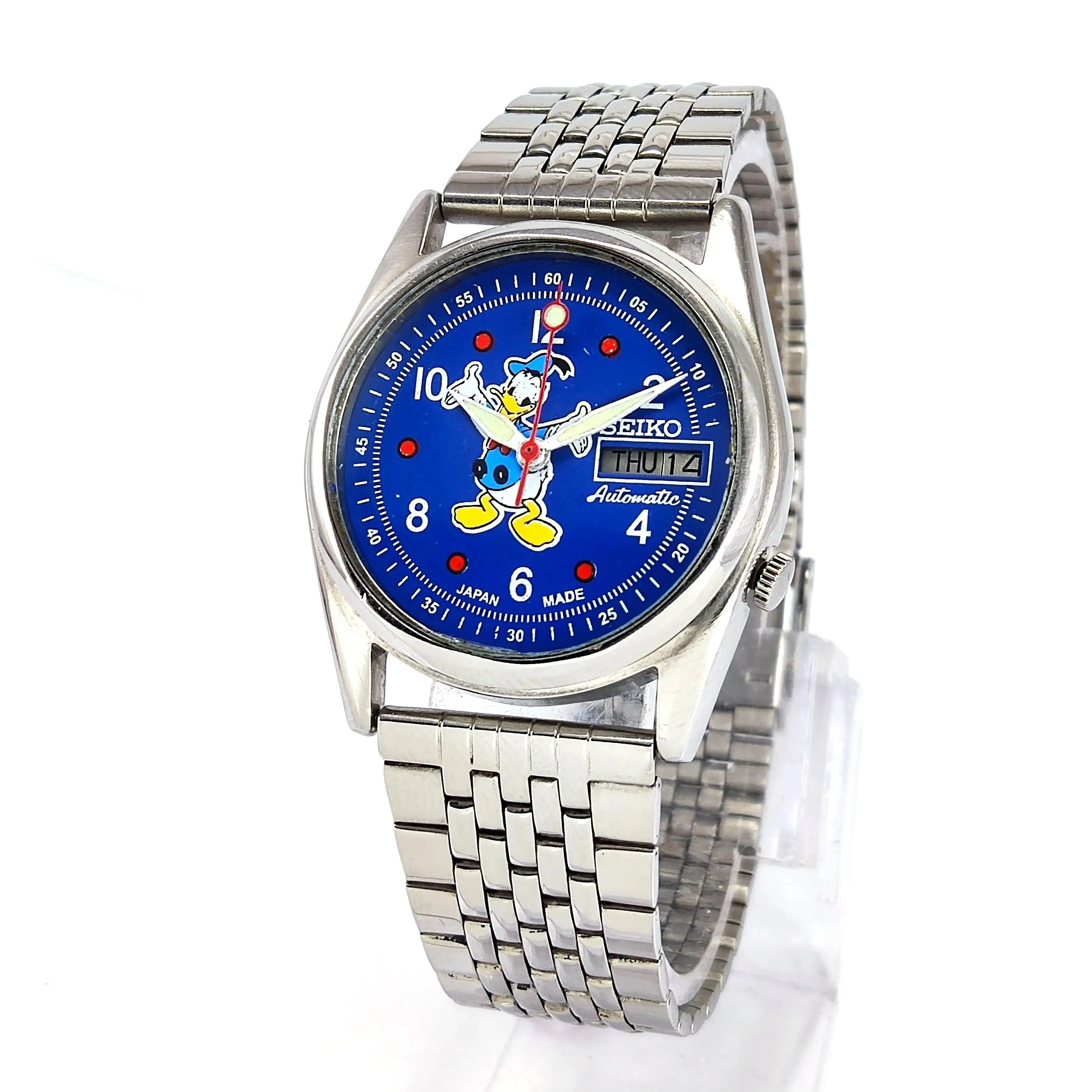 Seiko 5 Automatic-7009A Blue Dial 17 Jewels Day Date Men's Mechanical Watch