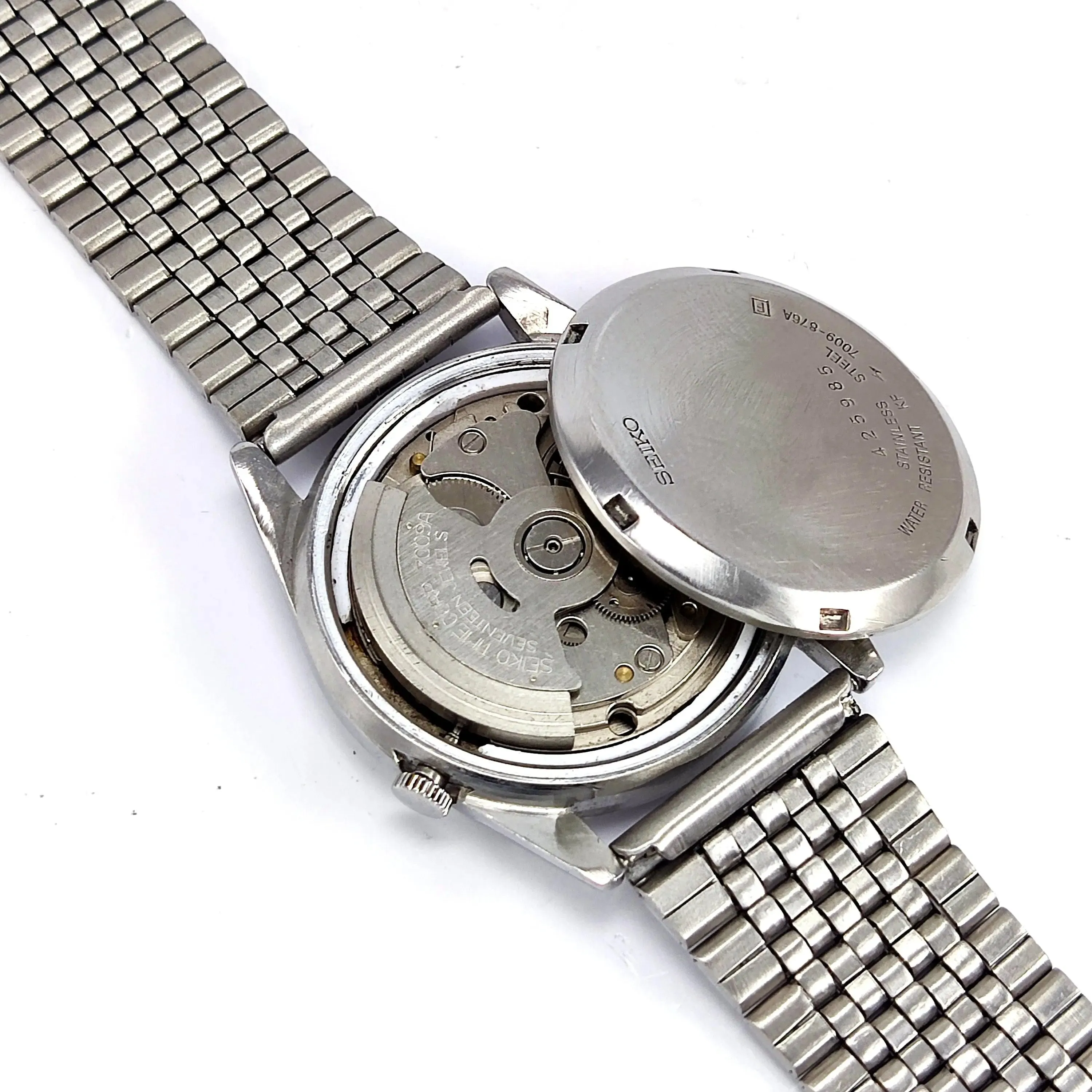Seiko 5 Automatic-7009A Blue Dial 17 Jewels Day Date Men's Mechanical Watch
