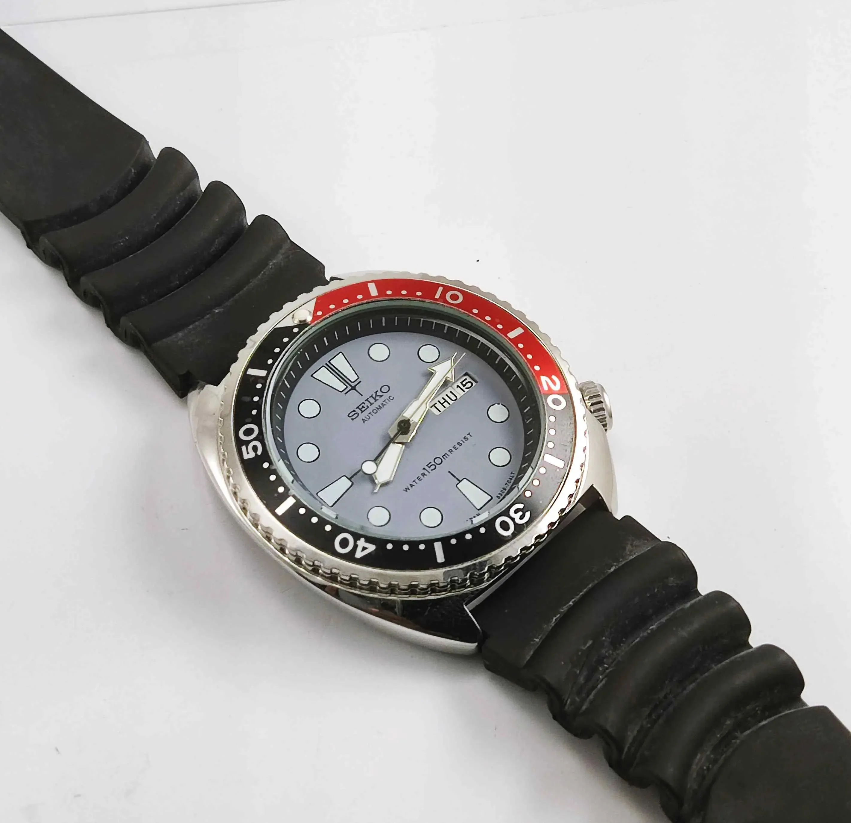 Seiko Automatic 6309A Gray Dial 17 Jewels Men's Sports Watch