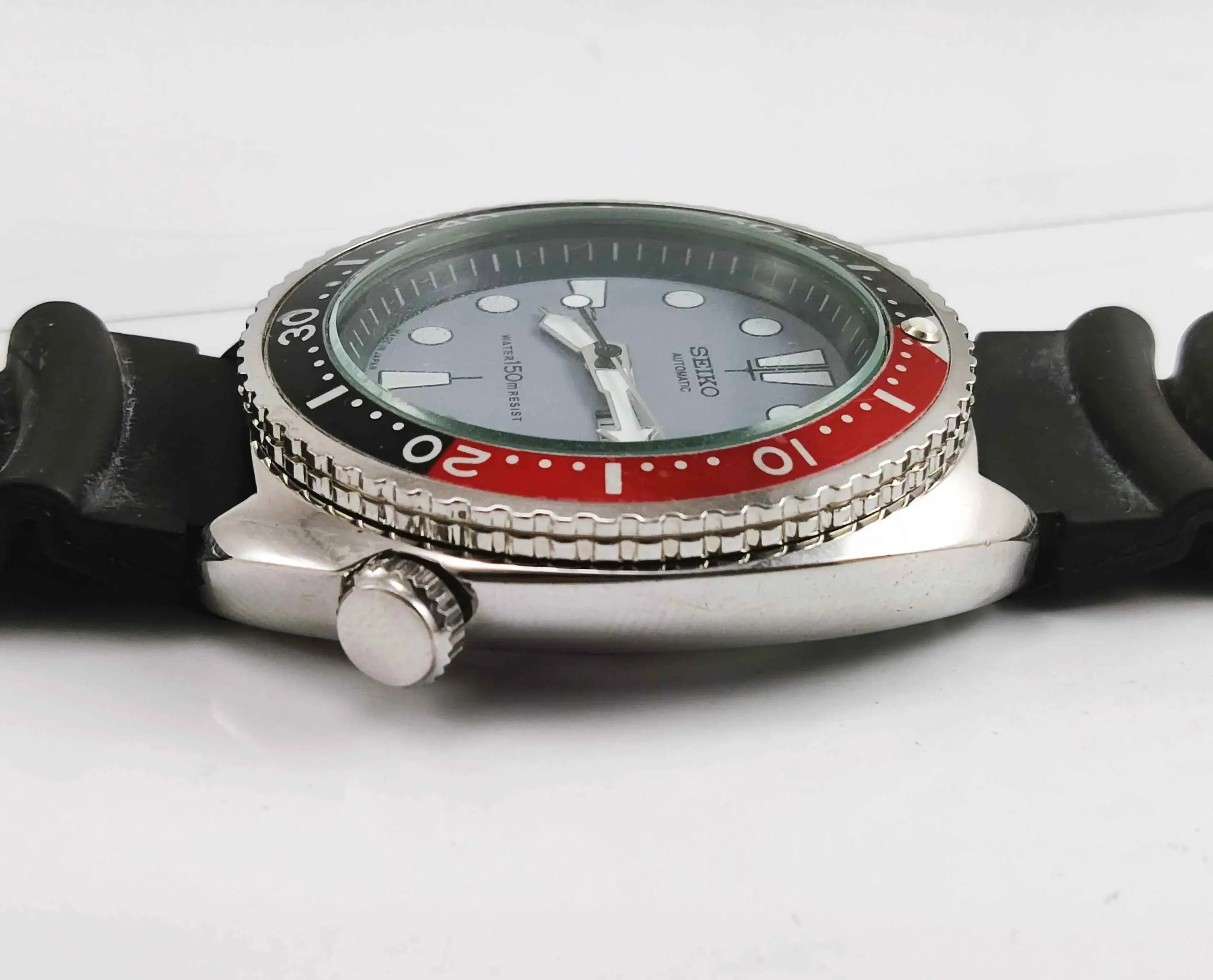 Seiko Automatic 6309A Gray Dial 17 Jewels Men's Sports Watch