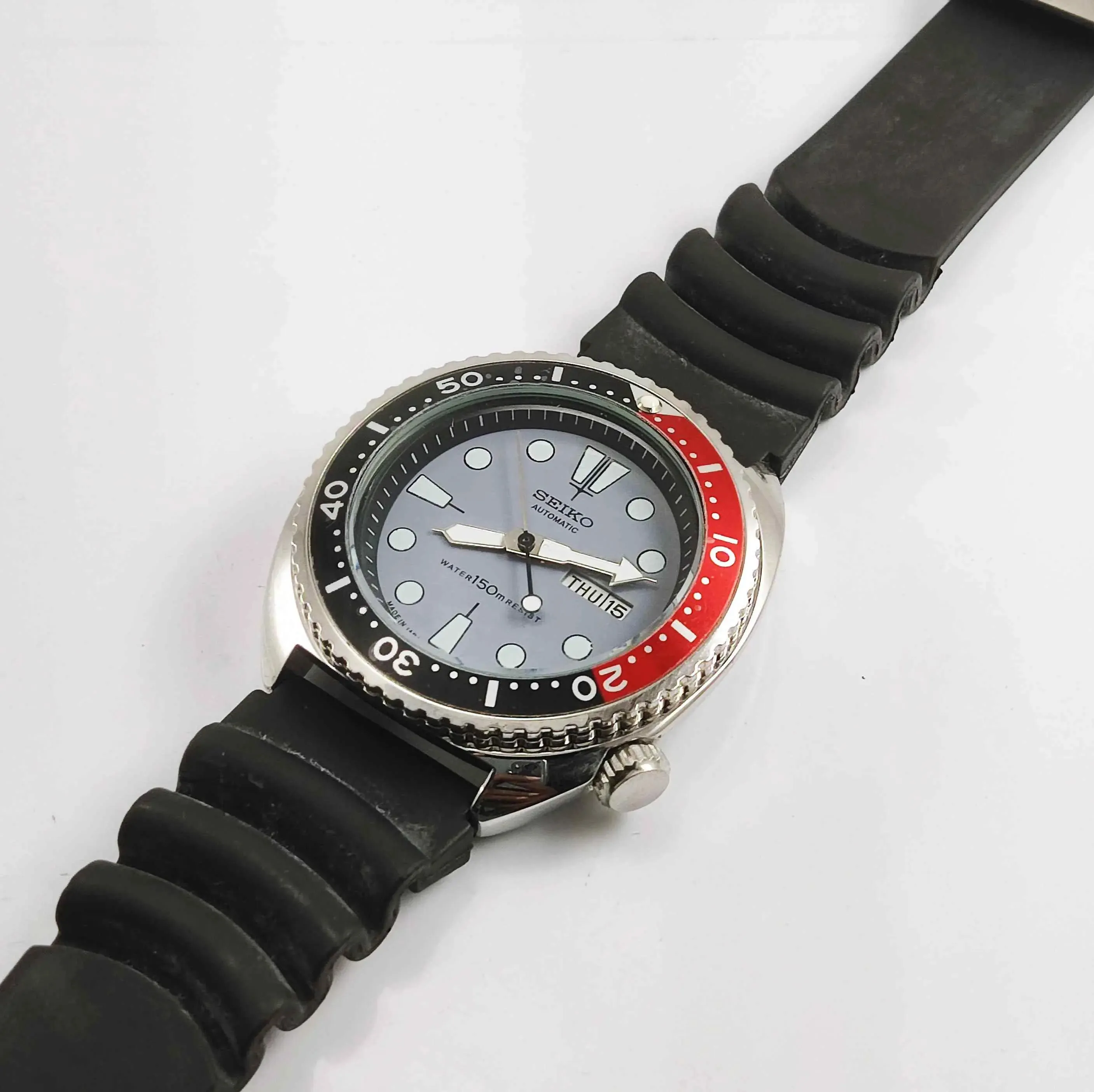 Seiko Automatic 6309A Gray Dial 17 Jewels Men's Sports Watch
