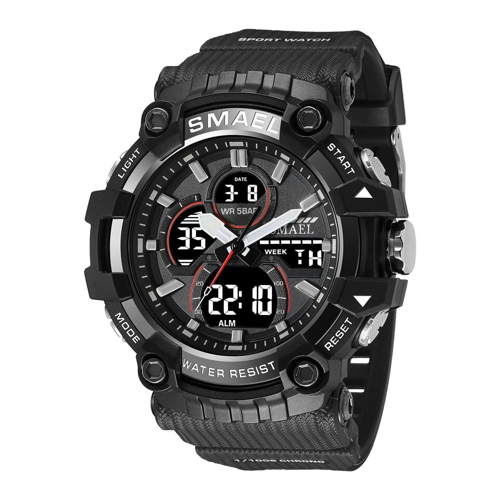 SMAEL Analog Digital Sports waterproof Watch For Men 8079