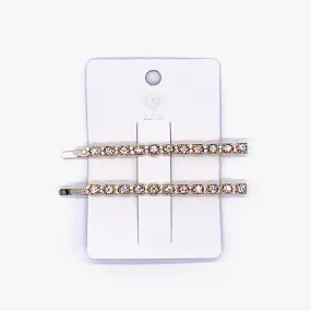 Small Rhinestone Hair Clips