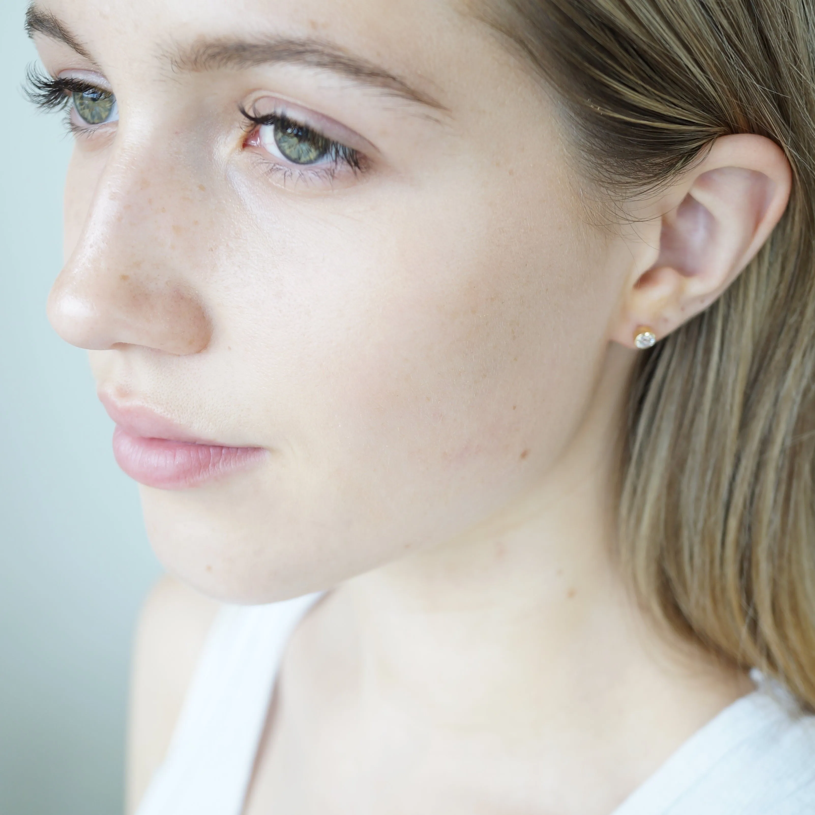 SOLD Repurposed Diamond Stud Earrings, 0.60 Carats