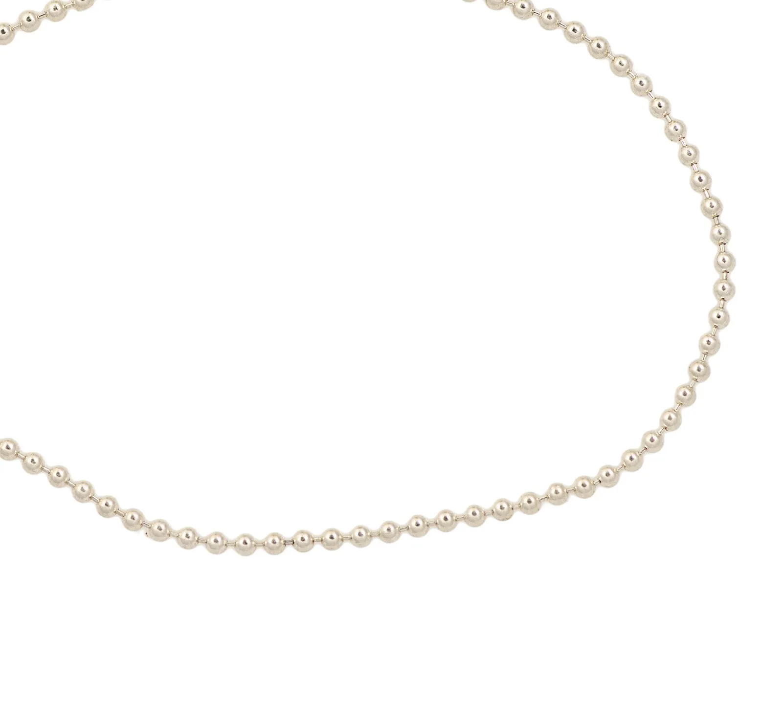 Steeling Silver chain ankle bracelet