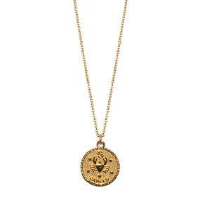 sterling cancer zodiac necklace