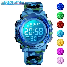 SYNOKE LED Digital Sports Watch