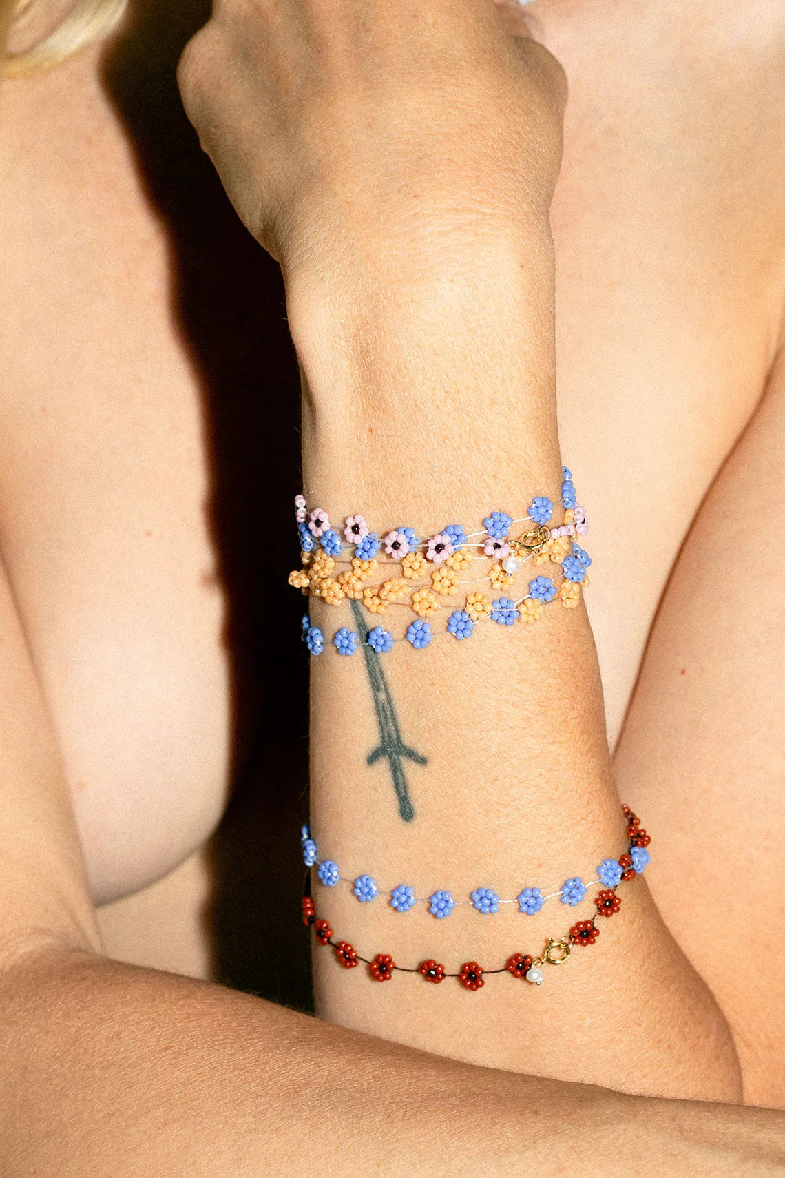 Terra Flower Anklet